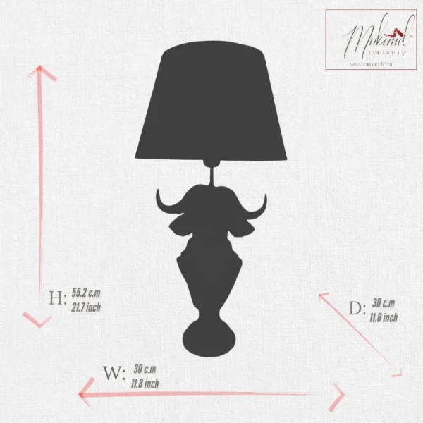 Bulls Head Lamp (BTC0087) - Görsel 5