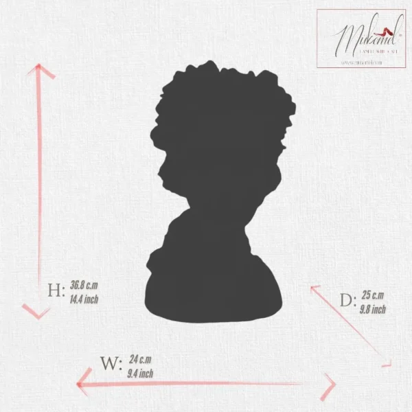 Elegant Lady Brained With Vase (BTC0014) - Görsel 6