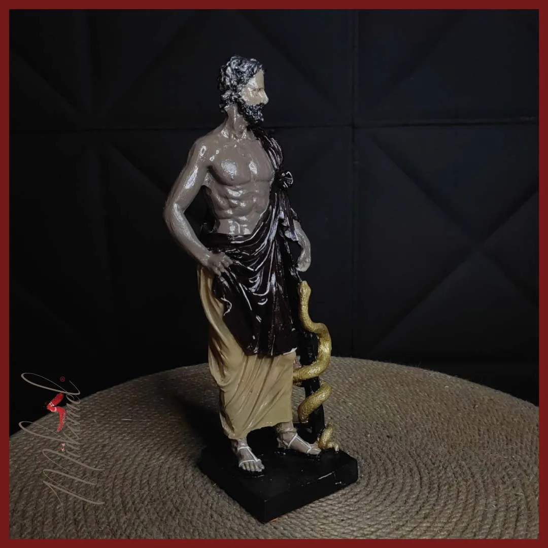A charismatic wise man captured in an ancient era with detailed fabric folds and precise body features resulting in a beautiful structure