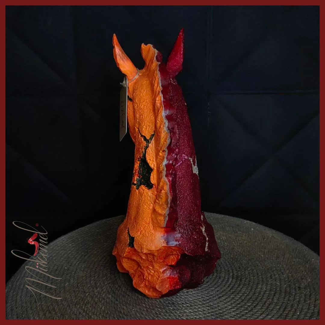 mix of colors representing agate and jasper stone adds a unique appearance to this piece that beautifully contrasts with each.