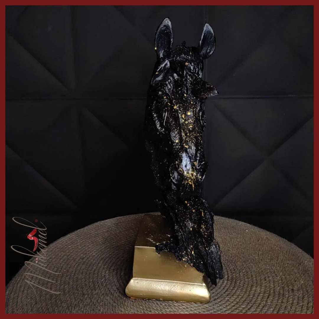 These wonderful features are far beyond fascinating, known for its wide beautiful eyes this piece is sure to add a sophisticated touch to your place.