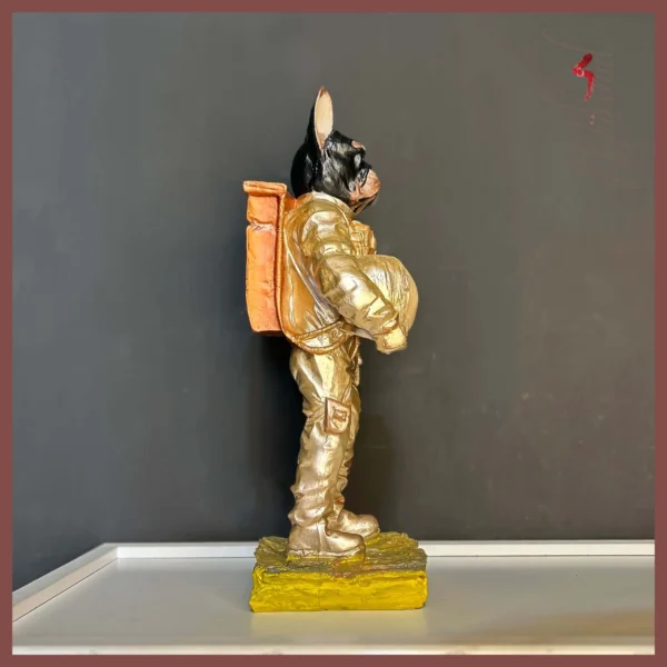 Space French bulldog (BTC0147) - Görsel 3