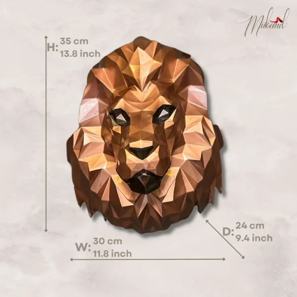 lion origami (BTC0145) - Görsel 5